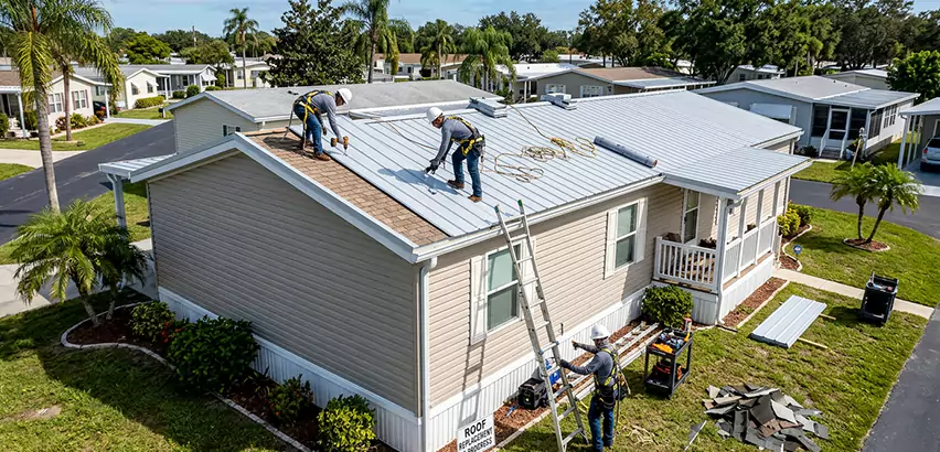 Mobile Home Metal Roof Replacement in Oklahoma City